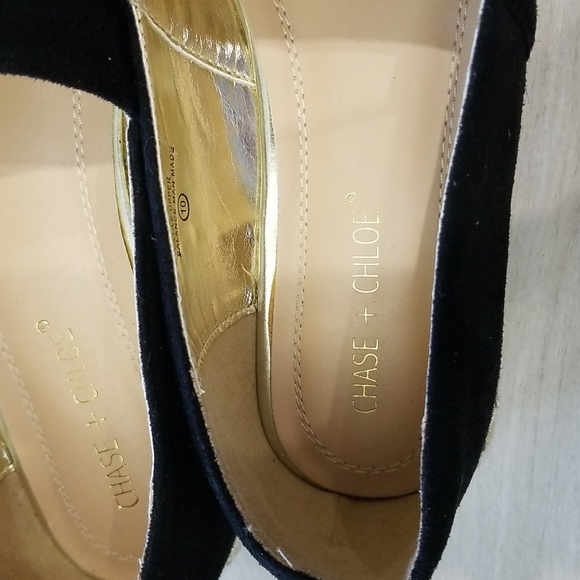 EUC - Chase + Chloe Skylar Black Espadrilles Size 10 - Picture 10 of 11